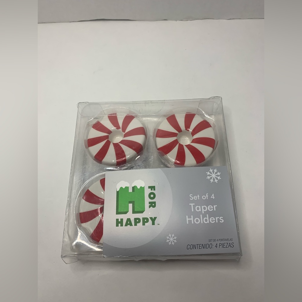 H For Happy Taper Holders